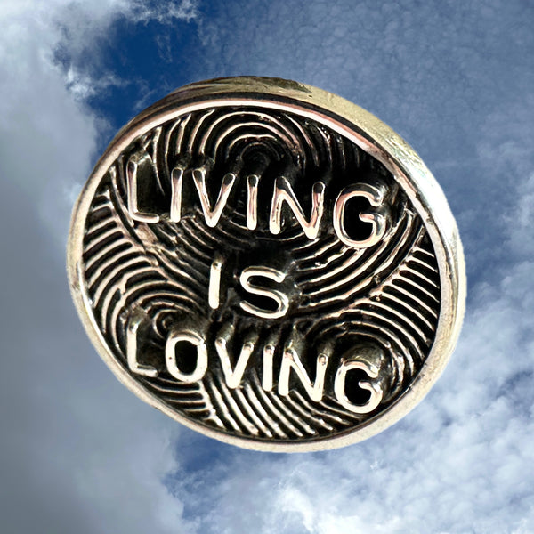 LIVING IS LOVING Gumball Ring